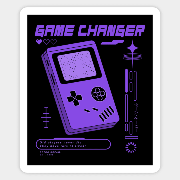 Game Changer Sticker by xyz_studio